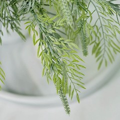2 FROSTED GREEN 15″ Faux Sagebrush ARTIFICIAL LEAVES Greenery Stems Party Events