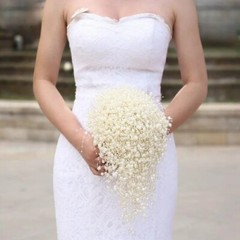 Wedding Handmade Bouquet Handmade Bridal Bouquet Beauty Pearl Flower Party Bouqu