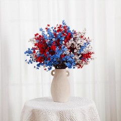 Pcs Red Blue White Patriotic Artificial Flowers 4th of July 250th 24