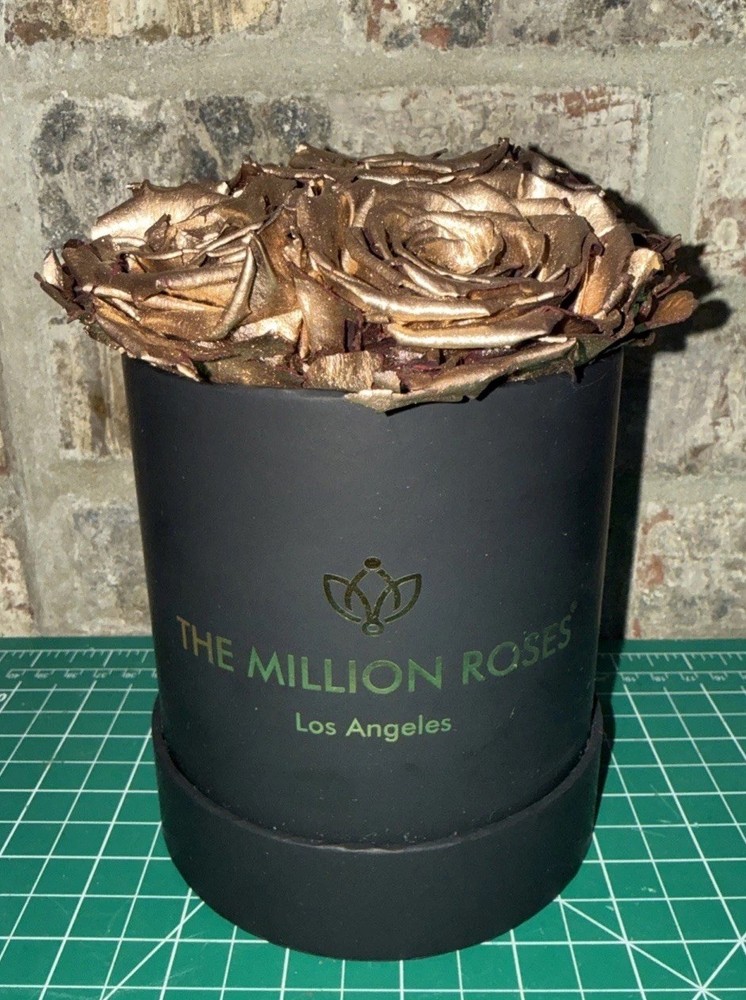 The Million Roses Los Angeles Black With Gold Roses Beautiful Piece lightly Used