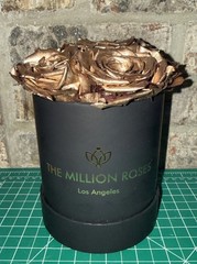 The Million Roses Los Angeles Black With Gold Roses Beautiful Piece lightly Used