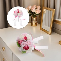 Small Wedding Bouquets for Bride Bridal Hand of Flowers Artificial