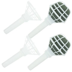 4Pcs Reusable Plastic Wedding Bouquet Holders for DIY Bridal Flower Handlers