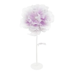 Automatic Blooming Flower Artificial Peony With Light Us Plug Home Decor Purple