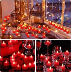 Romantic Artificial Rose Petal – 6000 Pieces – Heart LED Candle – Decorative