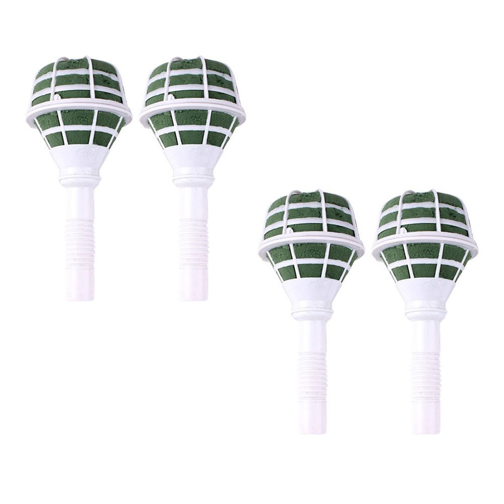 4Pcs Reusable Wedding Floral Handle Flower Base Holder Assorted Colors