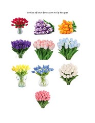 real touch tulip boutonniere…..you choose color