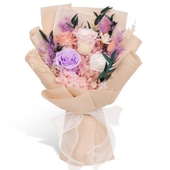 Rosaura Preserved Flowers Bouquets, flowers for Delivery Prime, Forever Pink