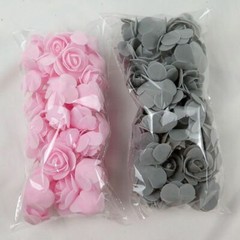 500pcs 3.5cm Colorful Foam Rose Head Artificial Flower – DIY Roses Wedding Decor