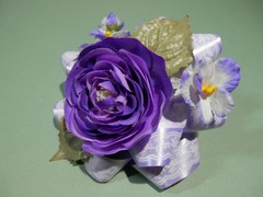 Purple Pin Corsage/Package Topper – Special Day Mother Birthday Anniversary Prom