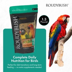 RoudyBush Daily Maintenance Bird Food – Scientifically Formulated 22oz