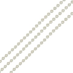 5.5 Yards Pearl Beads Garland 4mm Faux Pearl Ribbon Pearls Chain String