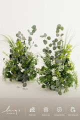 Elegant 2Pcs Free Standing Artificial Flower Arrangements for Weddings & Events