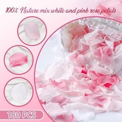 Real Preserved Rose Petals Mixed Floral Decorations Wedding Party Romance New