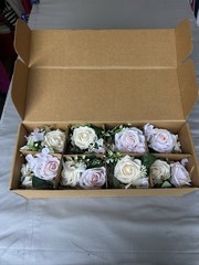 Ling’s Moment Wedding Silk Flowers Greenery Stems DIY Set