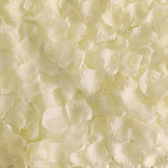 1500 PCS Separated Artificial Ivory Rose Petals,Ivory Silk Petals for Romantic N