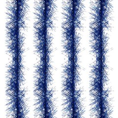 5Ft Feather Boa, 4 Pcs Artificial Fluffy Feather Boas, Bright Blue