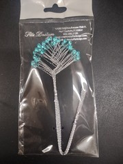 Fitz Design Diamond Rhinestones Quintet, Aquamarine, 12 Rhinestone Sprays