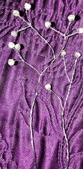 New Rhinestone Silver Wire Sprays Diamanté 9 Stone 10 Ct Bouquets Accent Floral