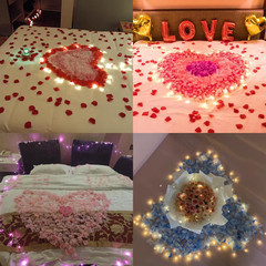1500 PCS Separated Artificial Ivory Rose Petals,Ivory Silk Petals for Romantic N