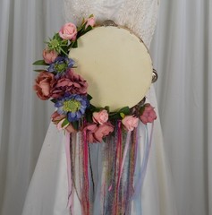 Gypsy Tambourine Faux Wedding Bouquet