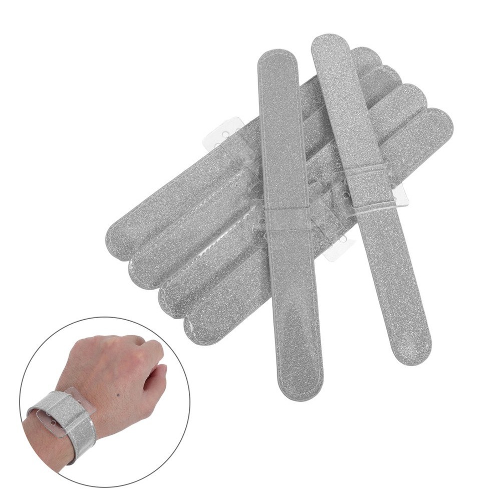 6Pcs Adjustable Silver Wedding Wrist Corsage Bracelet Floral DIY Wristband