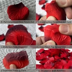 2000 PCS Silk Rose Petals, Artificial Flower Petals for Wedding Party,