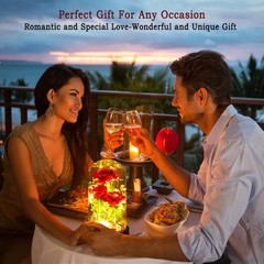 Valentines Day Gifts for Her,Valentines Decor Beauty and The Beast Rose Flowers