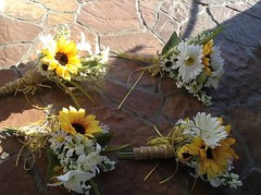 wedding flower bouquets bridal decorations sunflowers or your choice
