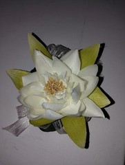 Cute little lotus wrist corsage