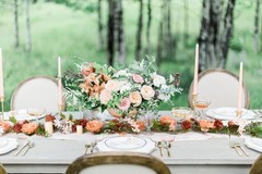 Lvydec 2 Pack Artificial Peony Flower Garland – 6ft Silk Peony Orange Flower …