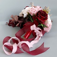 Modern Rose Bouquet for Bride Bridal Holding Flowers Wedding Photo Props