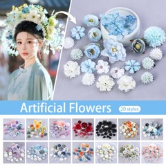 Mixed Artificial Flowers DIY Craft Supplies Home Decoration Bouquet Accessories