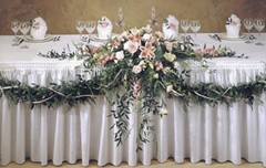 Wedding Reception P Table Bridal Flowers Bouquet Holder Display Clamp 3 VITS