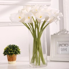 5Pcs Calla Artificial Flowers Calla Lily Fake Flower Bouquet For Wedding Bouquet