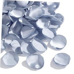200Pcs Blue Rose Petals for Wedding, Artificial Flower Petals Dusty Blue