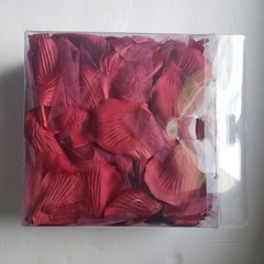 Wedding Decor Supplies Collection Petals 300 Ct. White, Burgundy, Toast Glasses