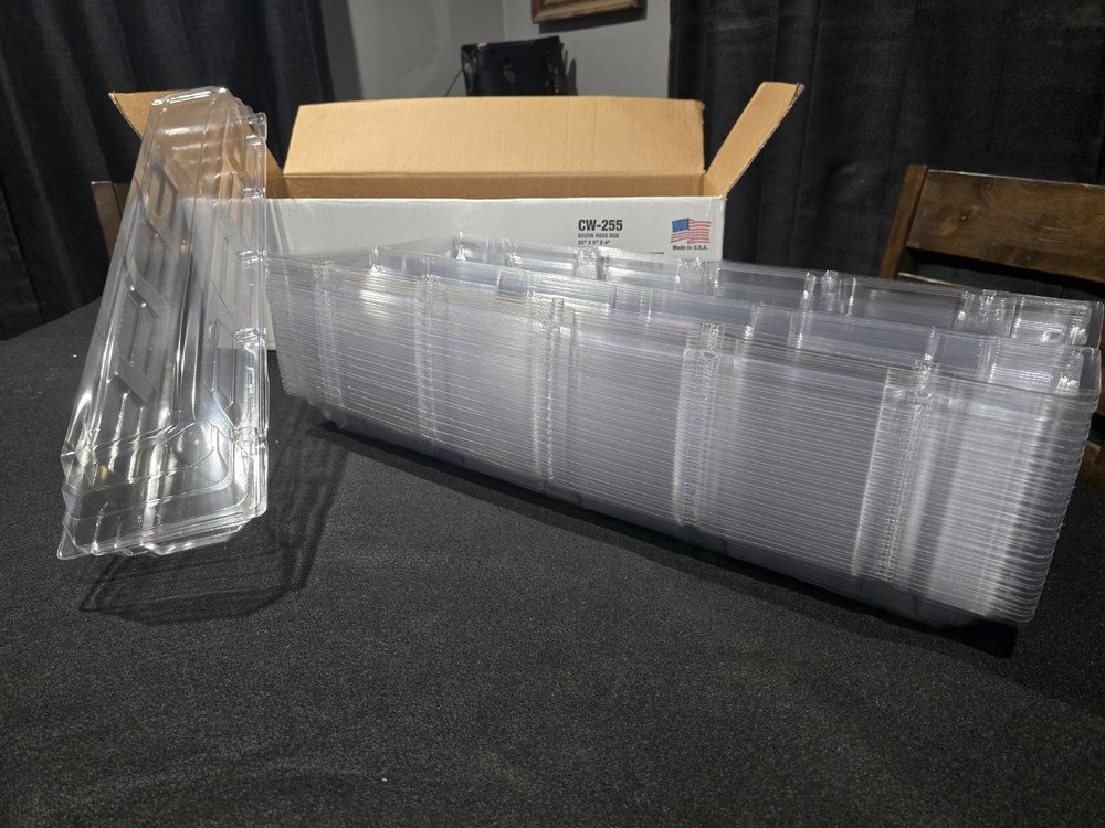 Everspring CW-255 Dozen Rose Boxes 25″x5″x4″ Pack of 50 Made in USA NEW