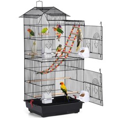 Yaheetech 39-inch Roof Top Large Flight Parrot Bird Cage for Small Quaker Parrot