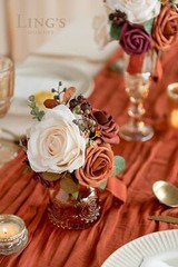 Ling’s Moment Wedding Table Centerpiece Package, Floral Swags for Wedding Hea…
