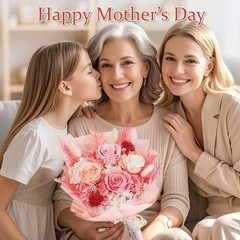 Preserved Flowers Bouquet 4 Roses – Pink & for Delivery,