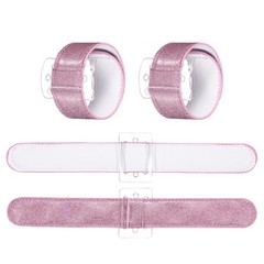 4Pcs Corsage Wristlet Band Elastic Wrist Corsage Bracelets Bands Pink,