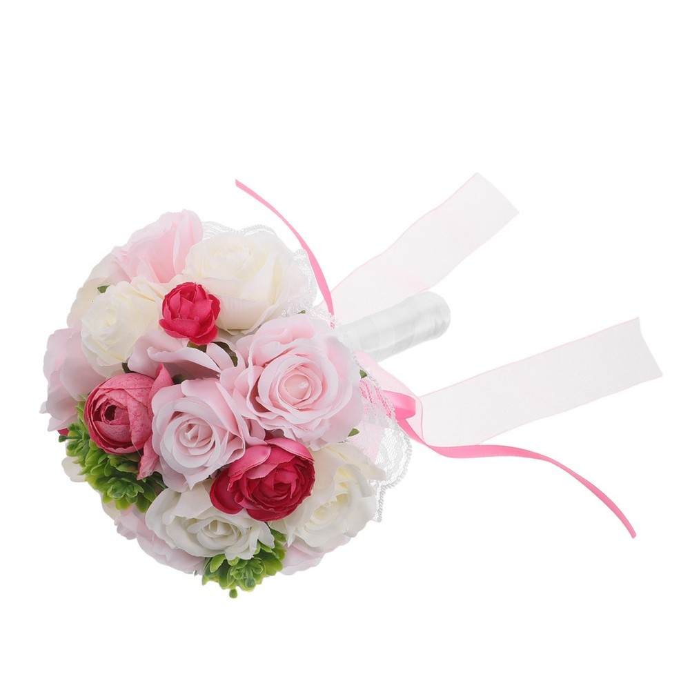 Faux Flower Bouquet Wedding Bride and Bridesmaid Bouquets Floral