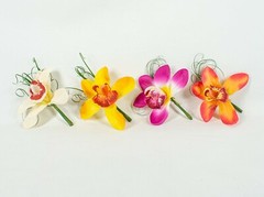 12 PCs Corsages and Boutonnieres set Prom Wedding Flower Suit Decor, 4 Styles