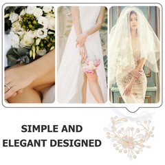 3 Pcs Wedding Hand Flowers Bridesmaid Wrist Corsage Bracelet