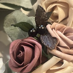 Ling’s Moment Wedding Homecoming Wrist Corsages Artificial Flowers Set of 4
