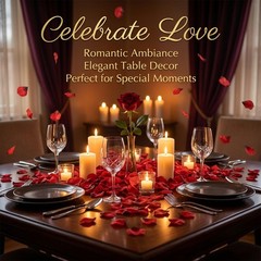 Sukh 1200Pcs Artificial Rose Petals – Silk Fake Red for