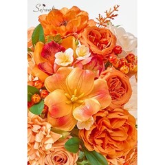Silk Rose Bouquet Wedding Decor Faux Flowers Handcrafted Bridesmaid Gift New