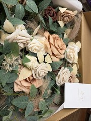 Ling’s moment 6.6FT Backdrop Floral Garland Artificial Wedding Arch Flowers