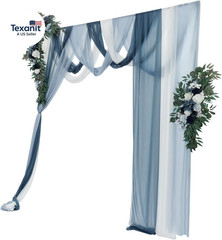 Artificial Wedding Arch Flowers Kit (Pack of 5), 2Pcss Realistic Silk Roses Flow